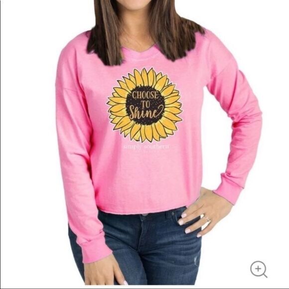 Simply Southern Tops - SIMPLY Southern Long Sleeve Crop Top